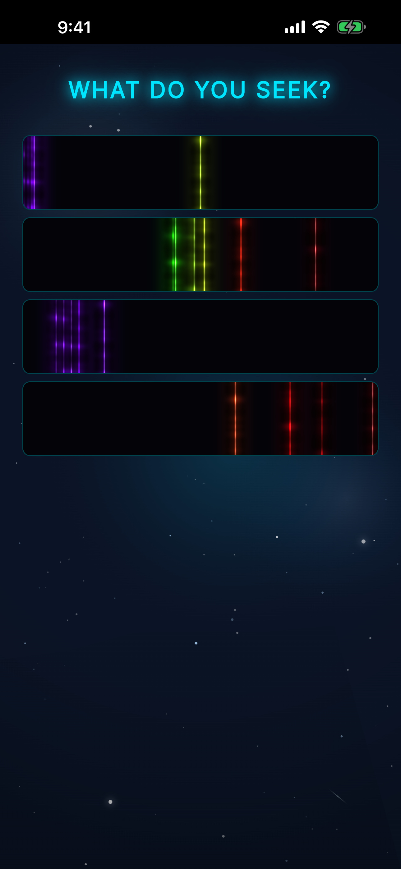 Alien signal puzzle on iPhone