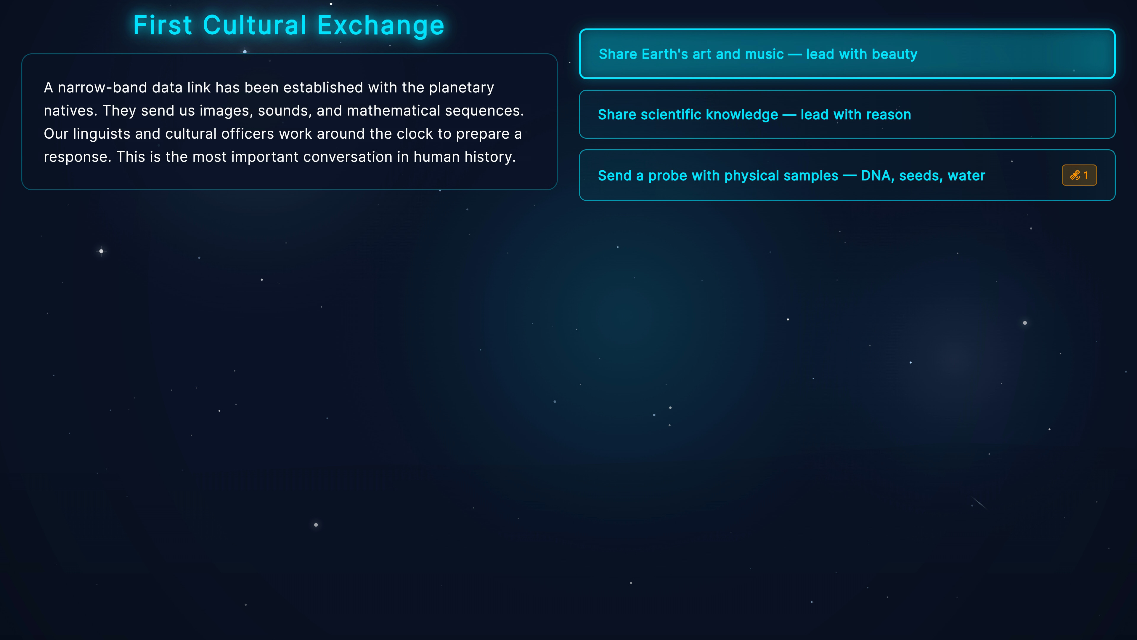First Cultural Exchange event