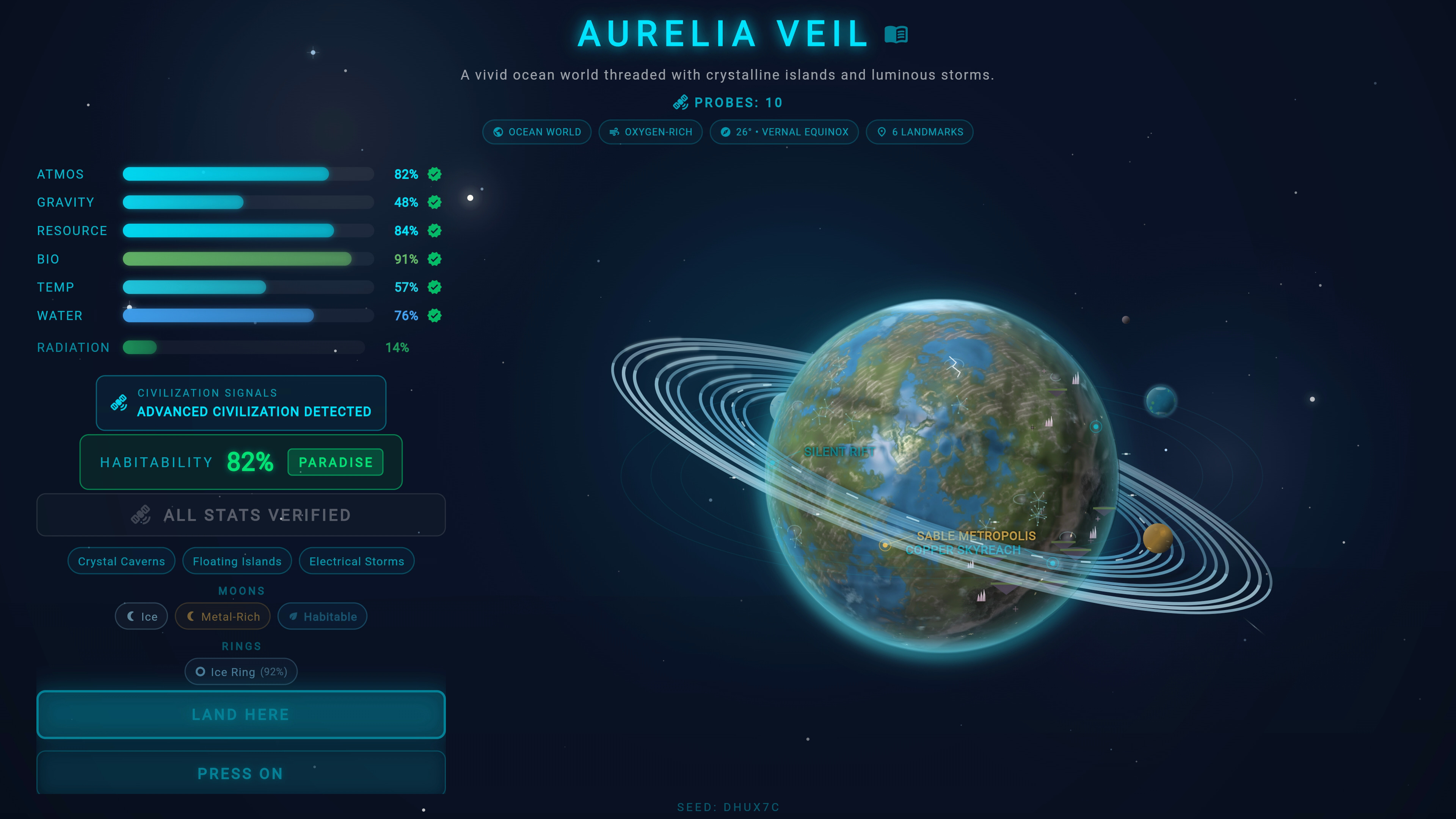 Procedural planet scan in Stellar Broadcast