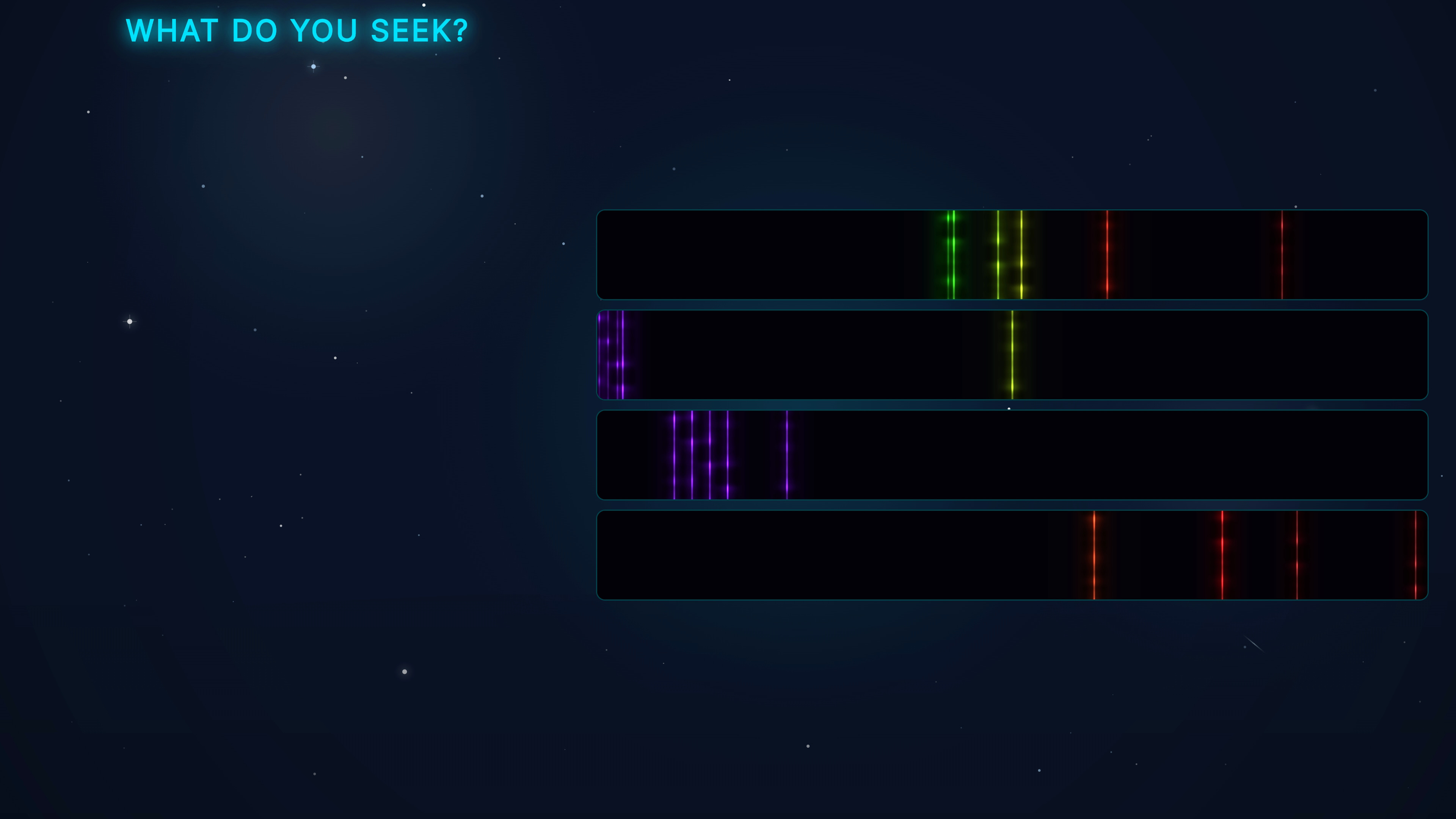 Alien spectral puzzle