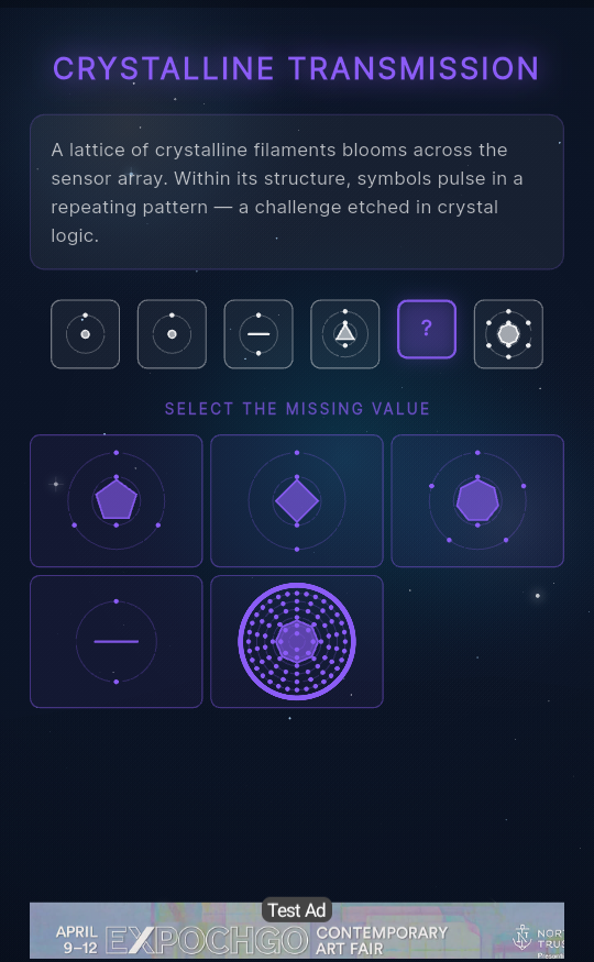 Crystalline Transmission puzzle encounter